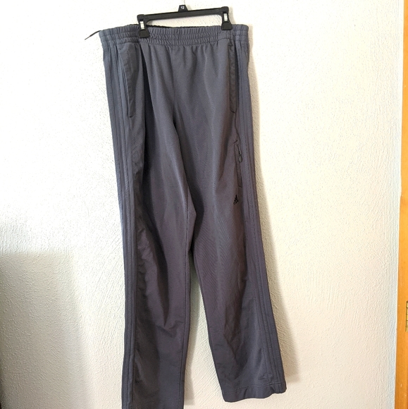 adidas grey training pants